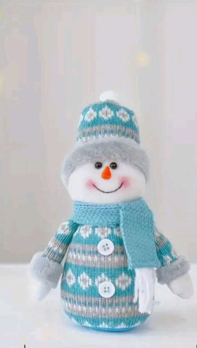 Stuffed Snowman Decor
