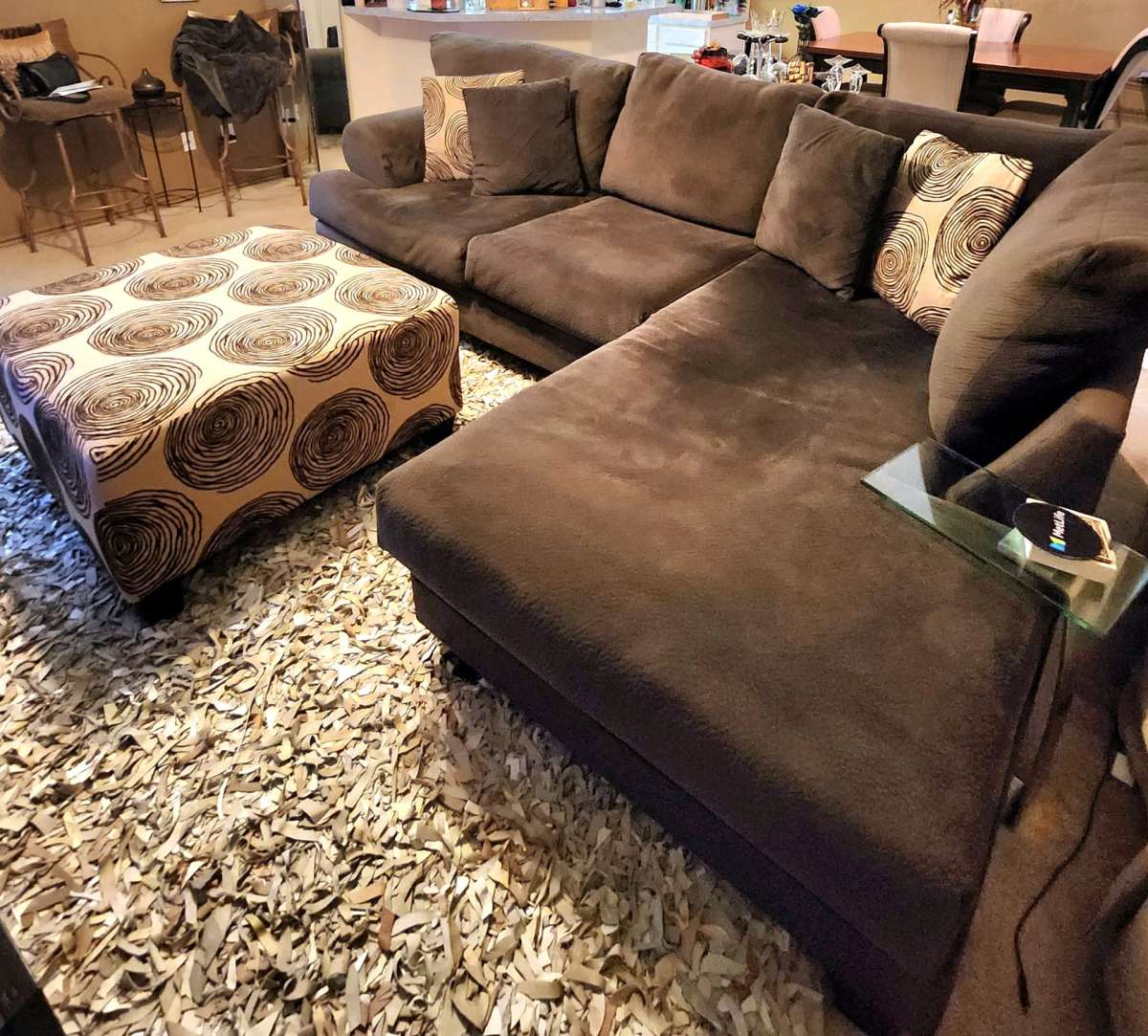 Lshape Sectional Sofa Set