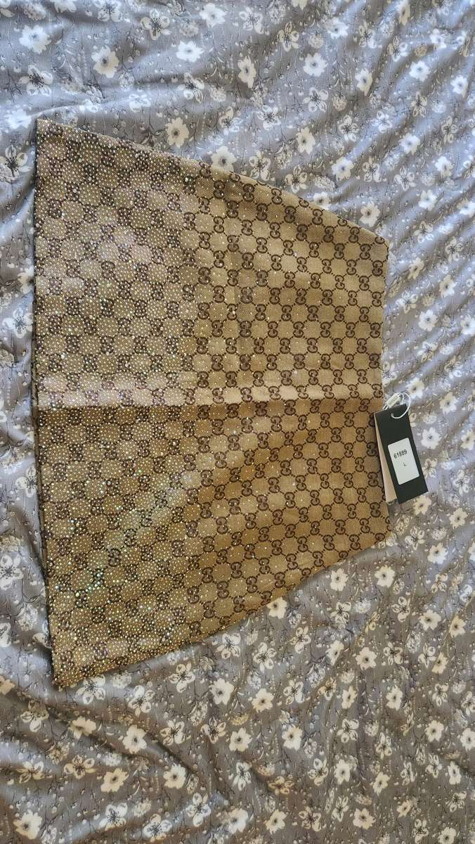 gucci skirt rhinestone