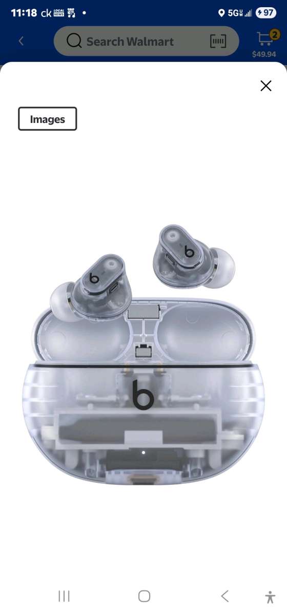 New Beats Studio Transparency Earbuds