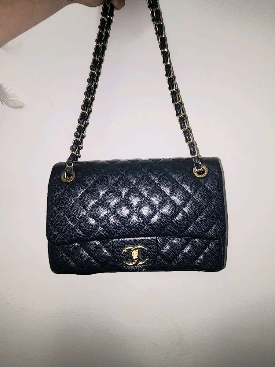 navy blue shoulder bag