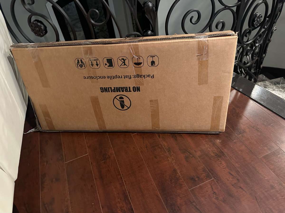 white 40x16x16  reptile enclosure