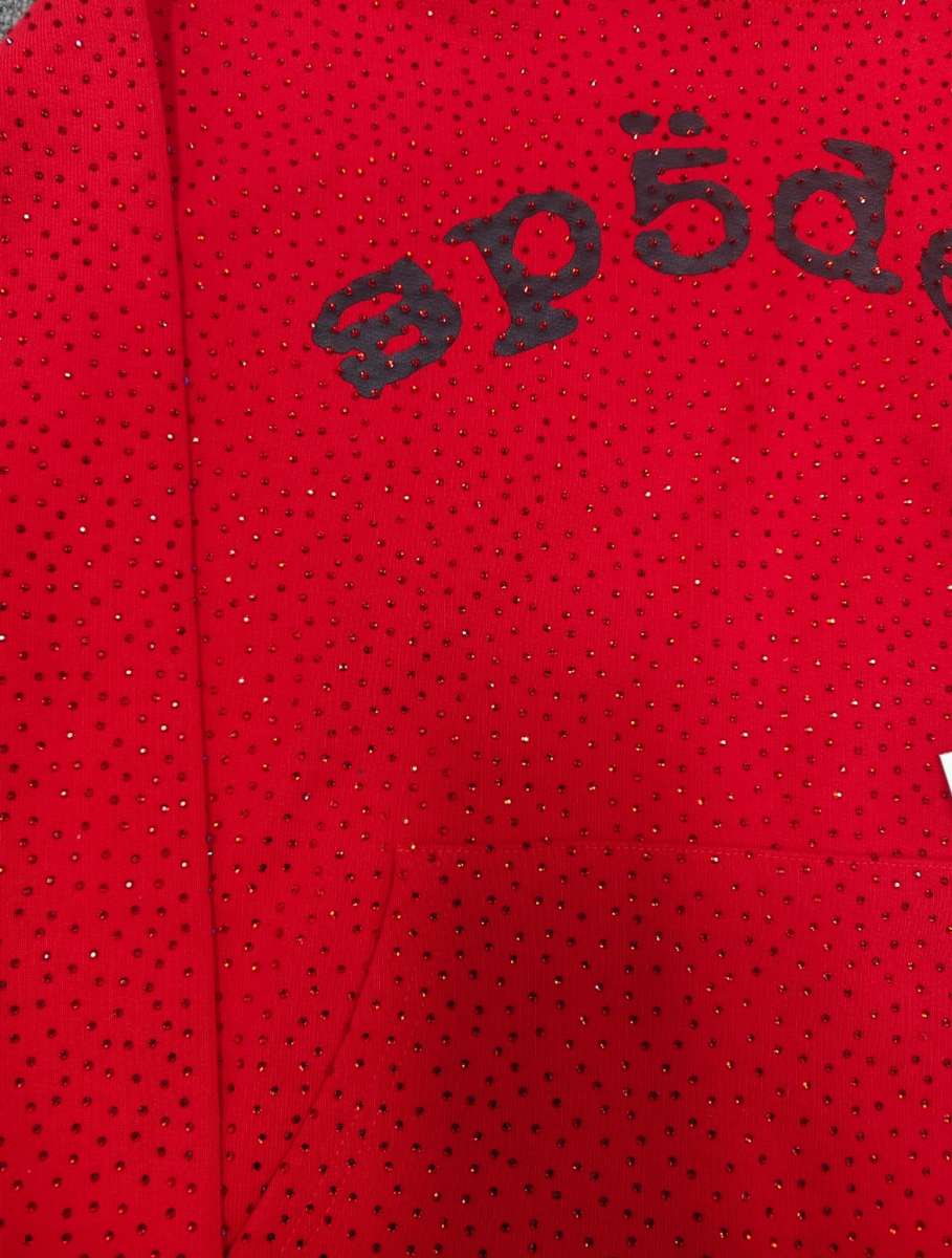 Red VSS Sp5der hoodie