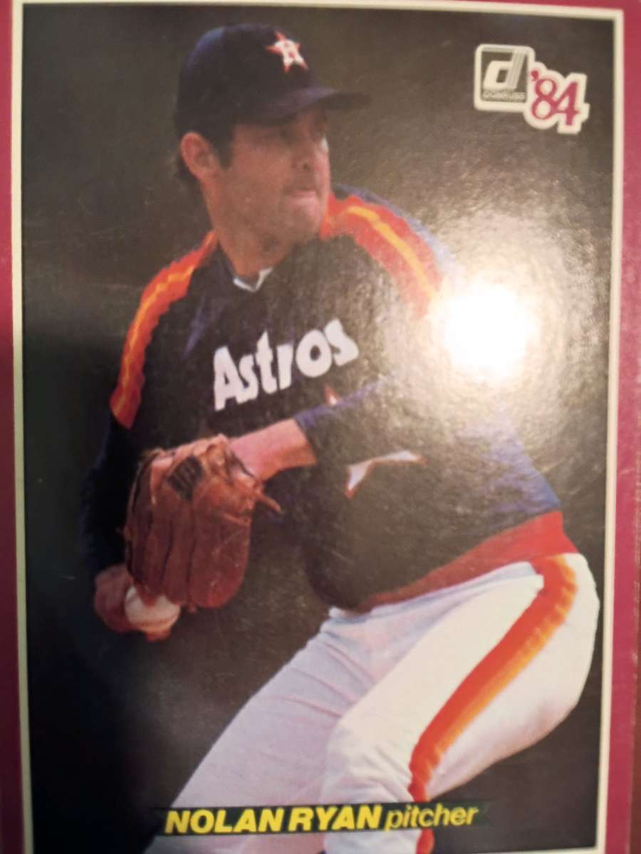 rare misprint error 1984 Nolan Ryan donruss jumbo no14