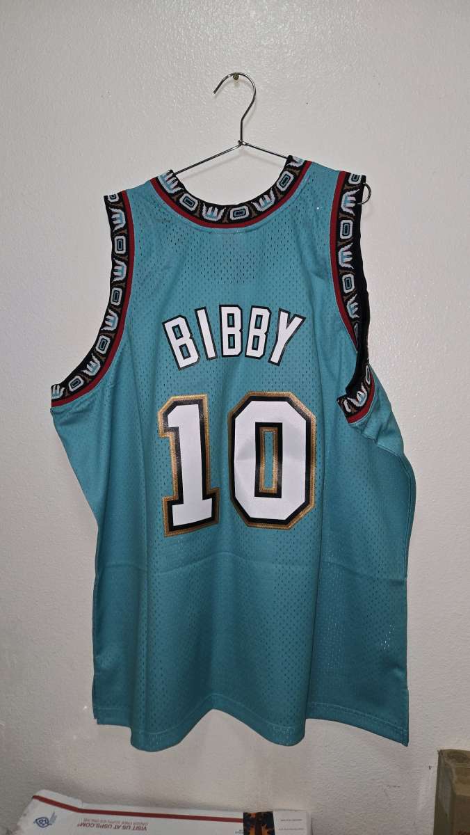 Mens Mike Bibby Turquoise Vancouver Grizzlies 1998 99