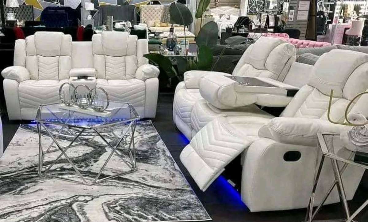 Set de reclinables elctricos Sofa y Loveseat