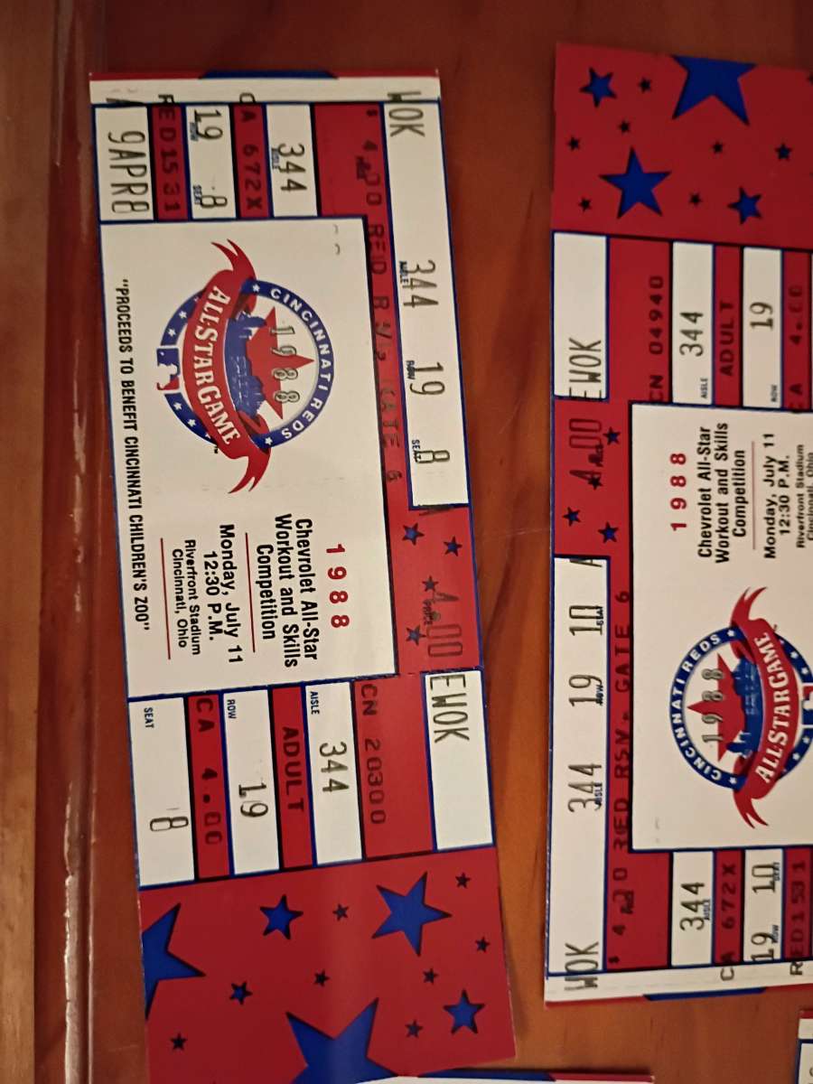 1988 Chevrolet All Star Tickets