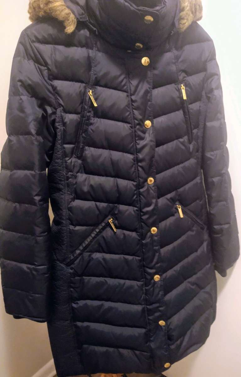 MICHAEL KORS Medium Dark Blue Winter Coat