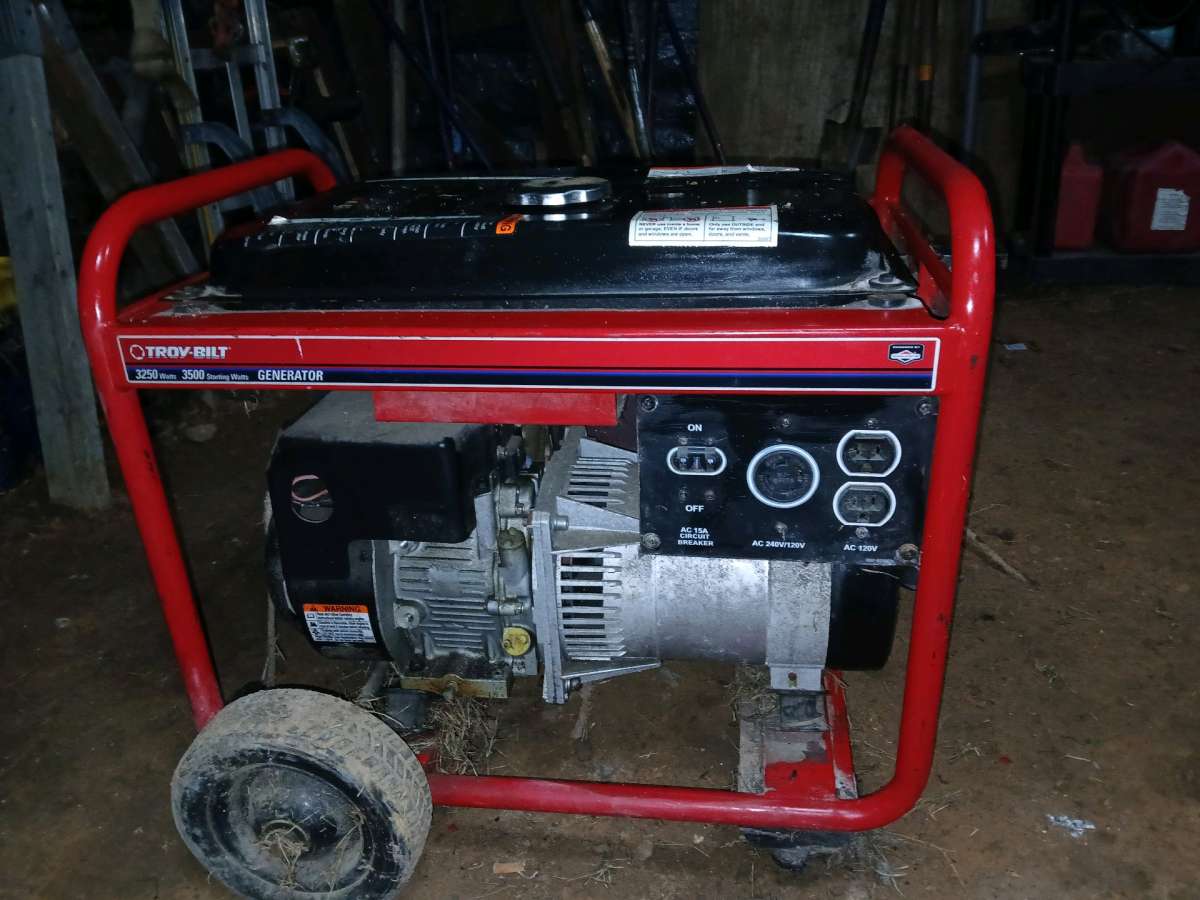 Troybilt generator