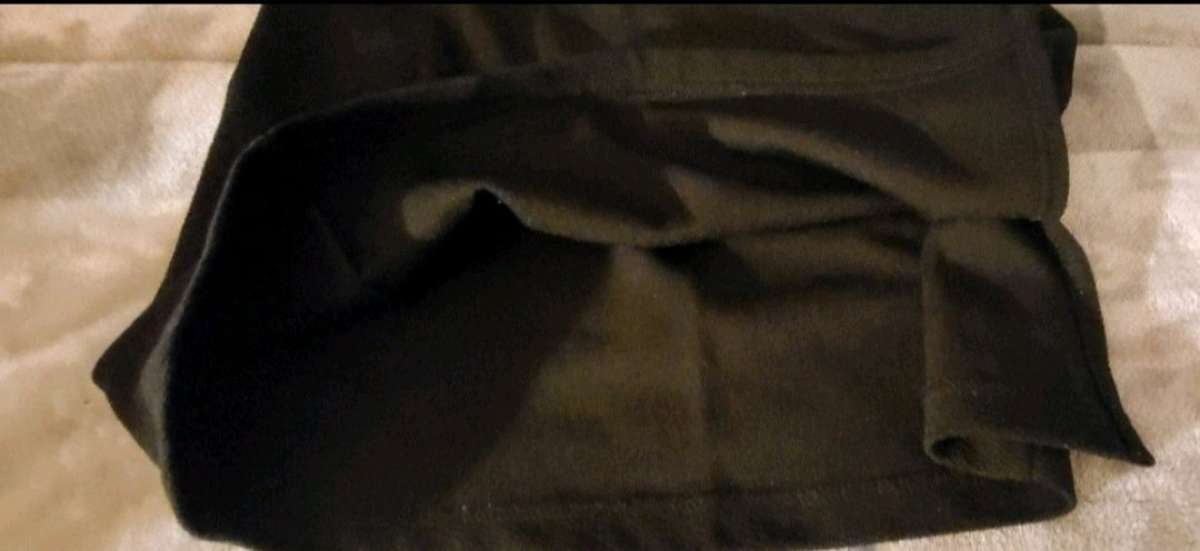 Crop top and black skirt set