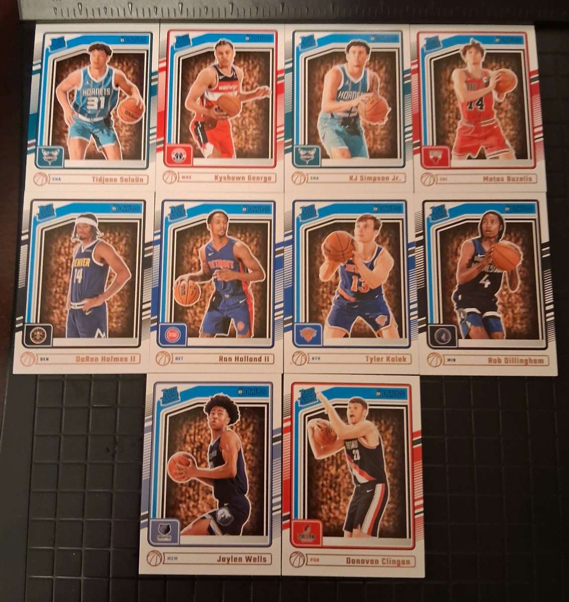 2024 to 25 Panini Donruss NBA Rated Rookie Lot of 22