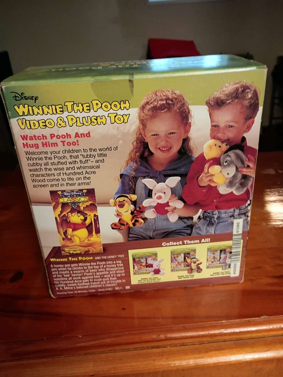 Winnie The Pooh Video And Plush Toy Never Opened