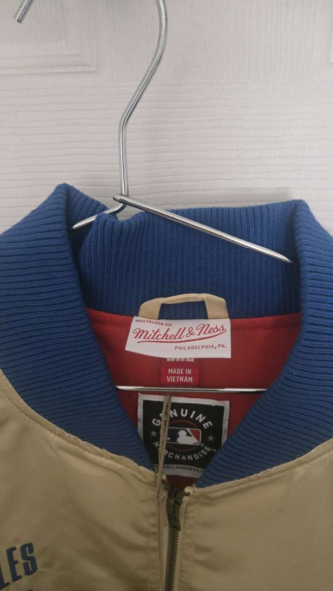 Mitchelle and Ness Dodgers jacket gold