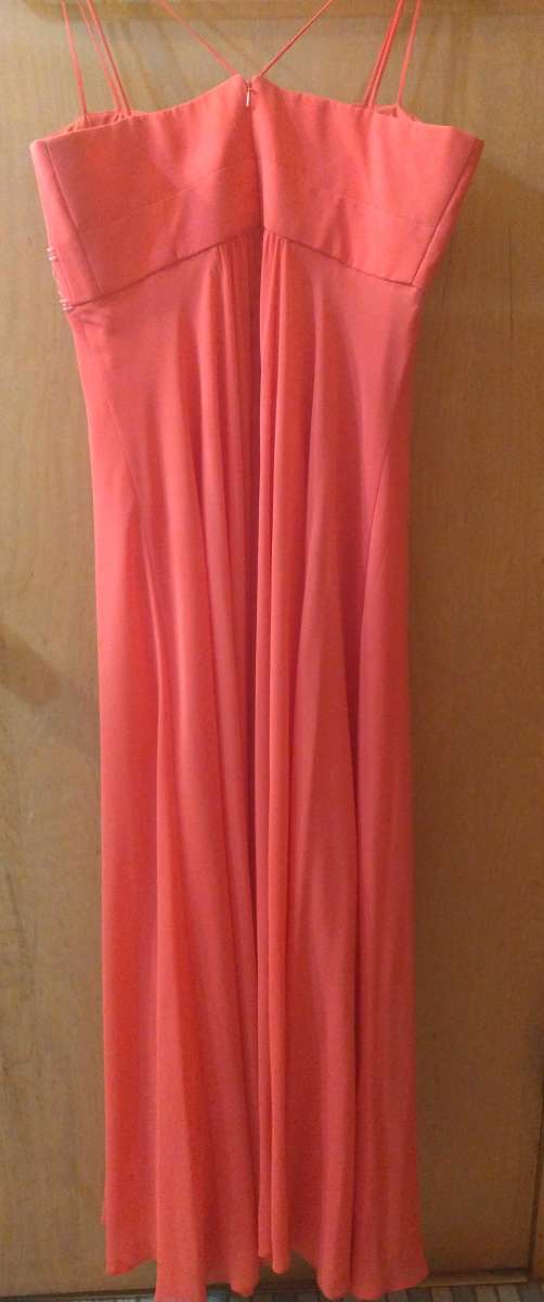 davids bridal coral stunning dress size 8