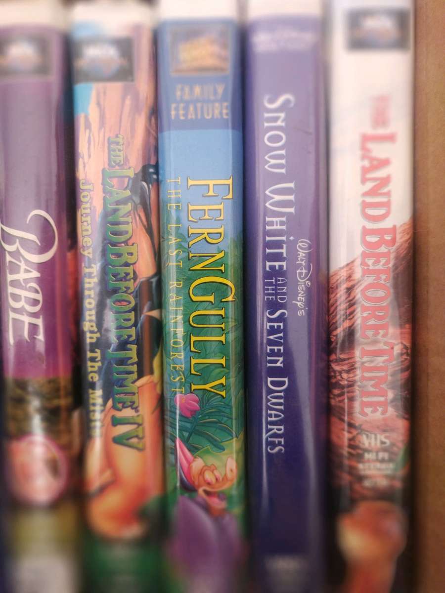 Disney Vintage VHS Tapes Bulk Media Lot of 13 Classic Kids M