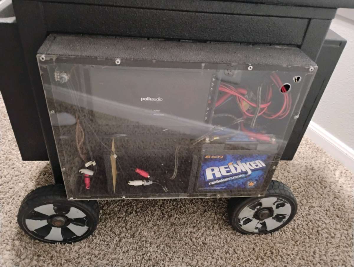 cooler with speakers