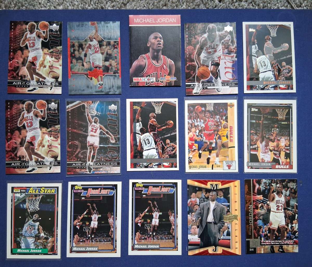 OLD SCHOOL MICHEAL JORDAN SPORTS CARDS