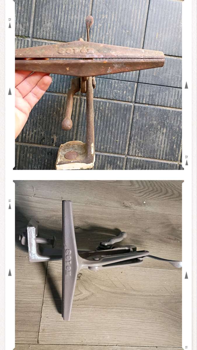 Saw blade sharpening vice