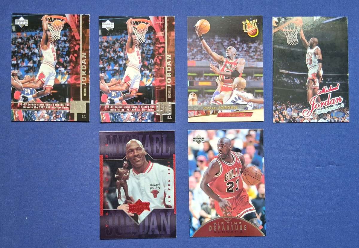 OLD SCHOOL MICHEAL JORDAN SPORTS CARDS