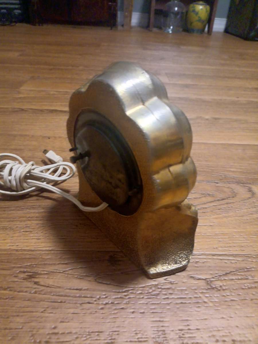 1950s United clock brass finish