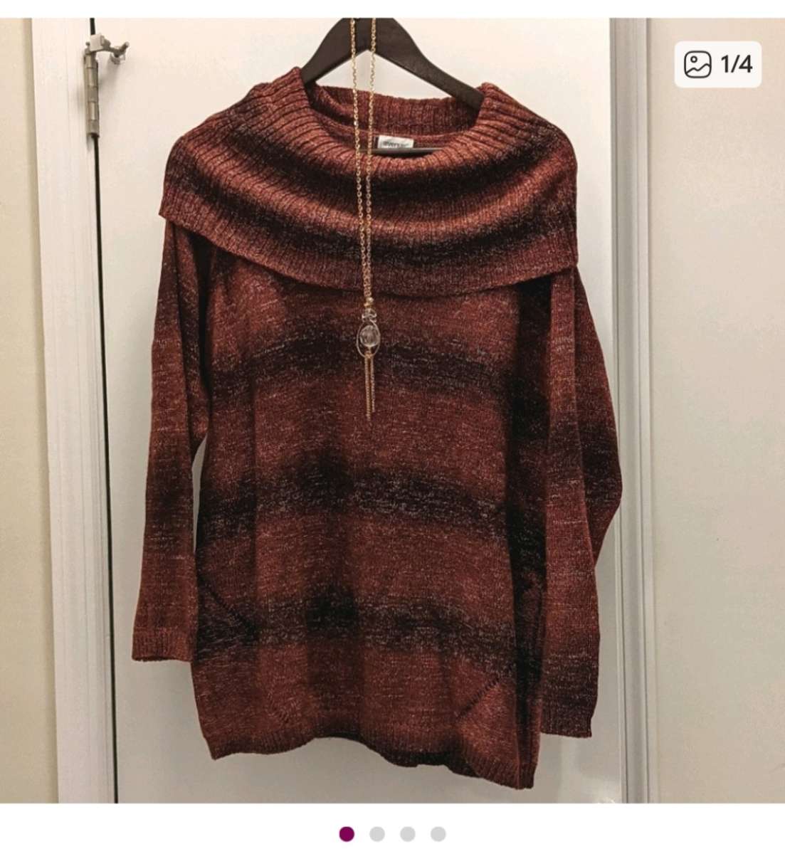 Size 20 womens dark red sweater