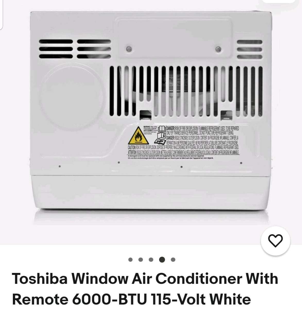 toshiba windowtype air conditioner