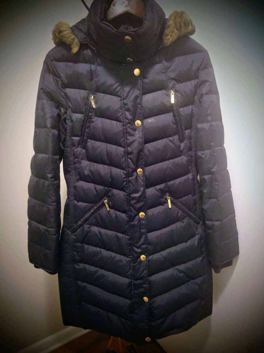 MICHAEL KORS Medium Dark Blue Winter Coat