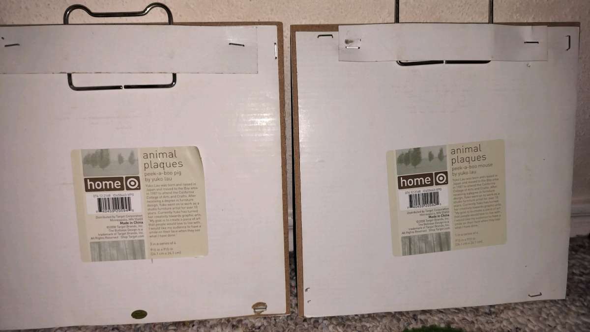 Adorable Animal Wall Plaques