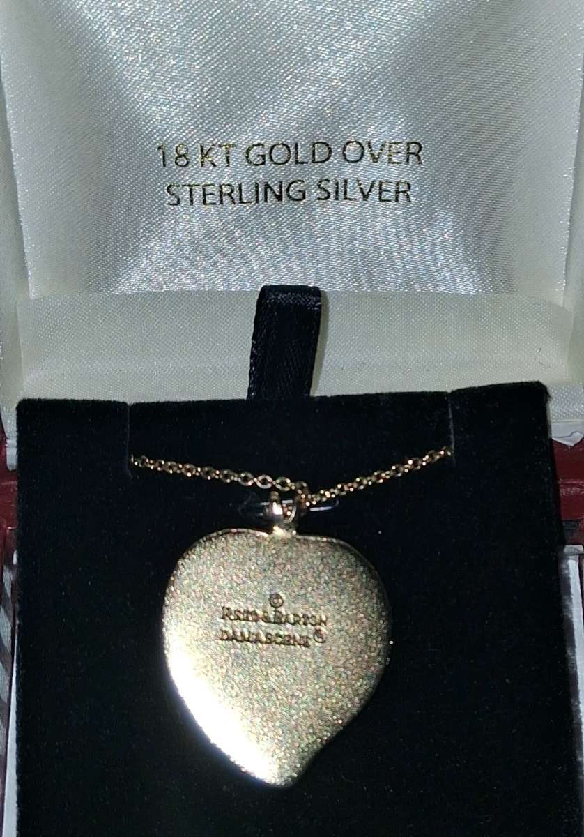 REED AND BARTON HEART NECKLACE