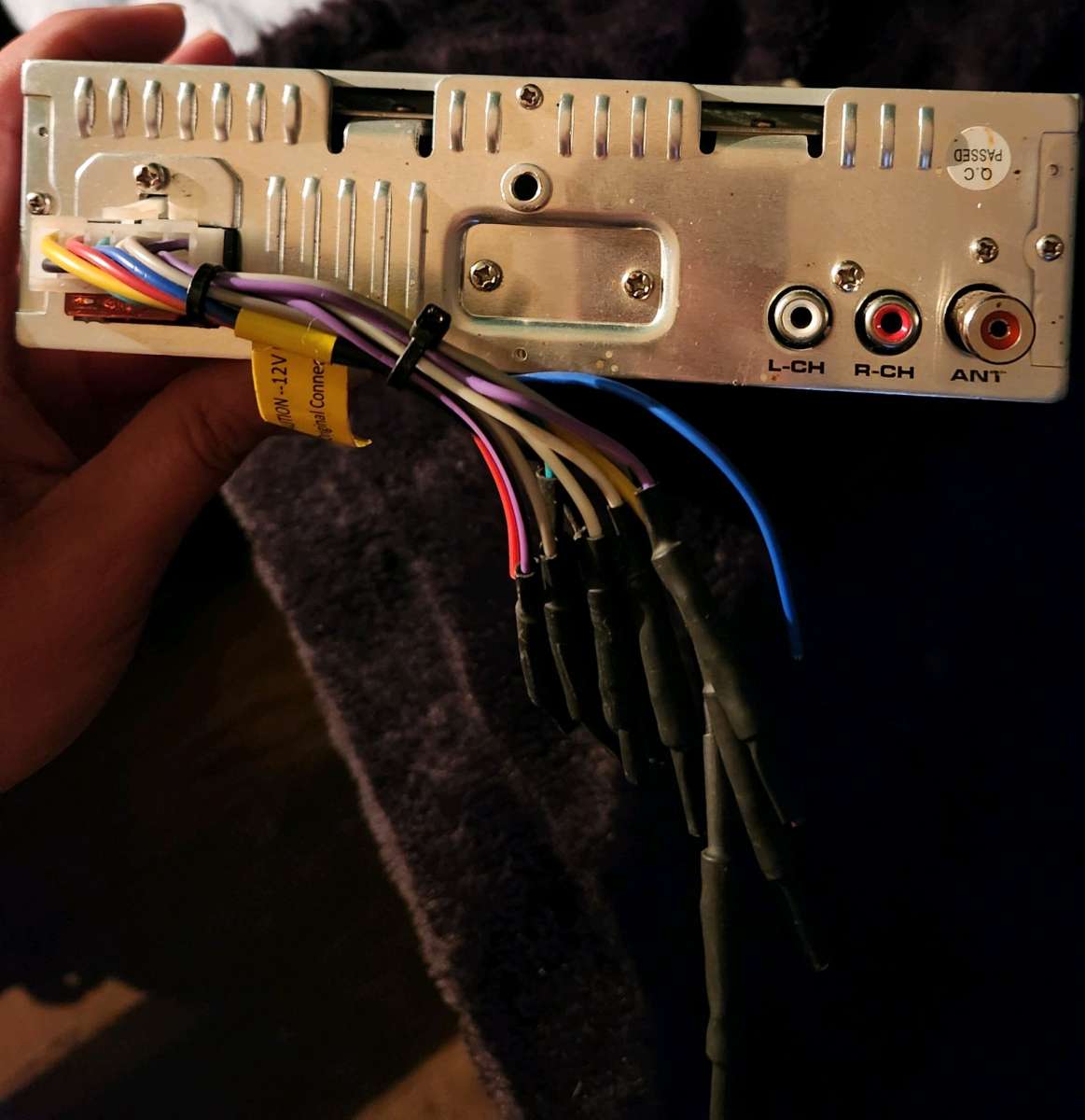 Stereo deck for a vehicle