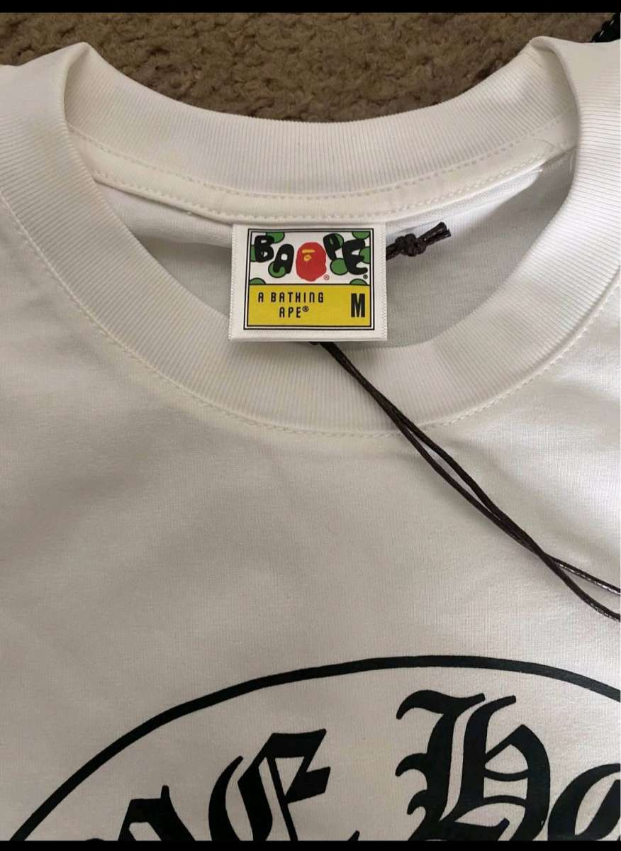 Bape Milo White Chrome Hearts Tee  Sizes S M L XL
