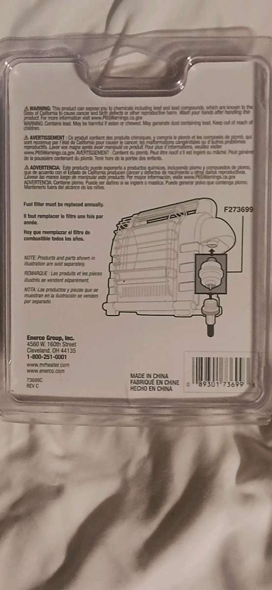 buddy heater fuel filter