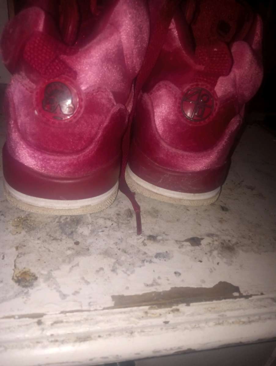 Jordan velvet nobble red