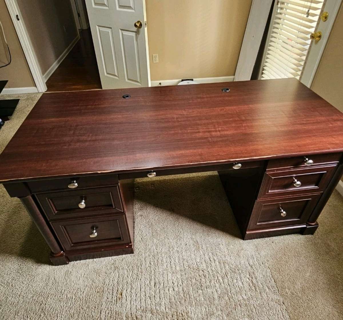 Double Ped Executive Desk