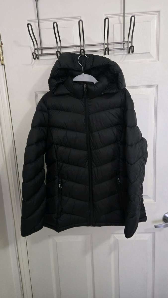 Charter Club Womens hooded puffer coat