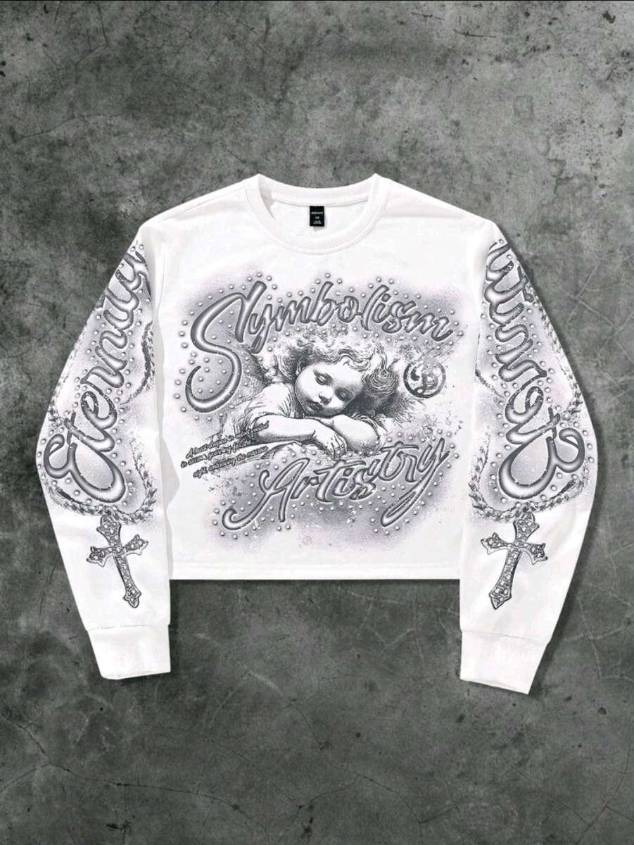 ROMWE MEN  Mens Graphic Print