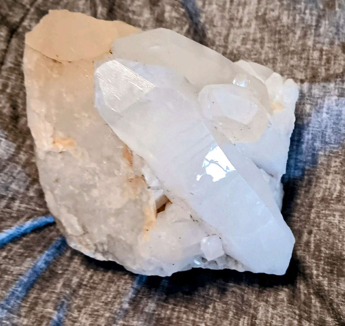 Natural Clear Quartz Crystal Cluster