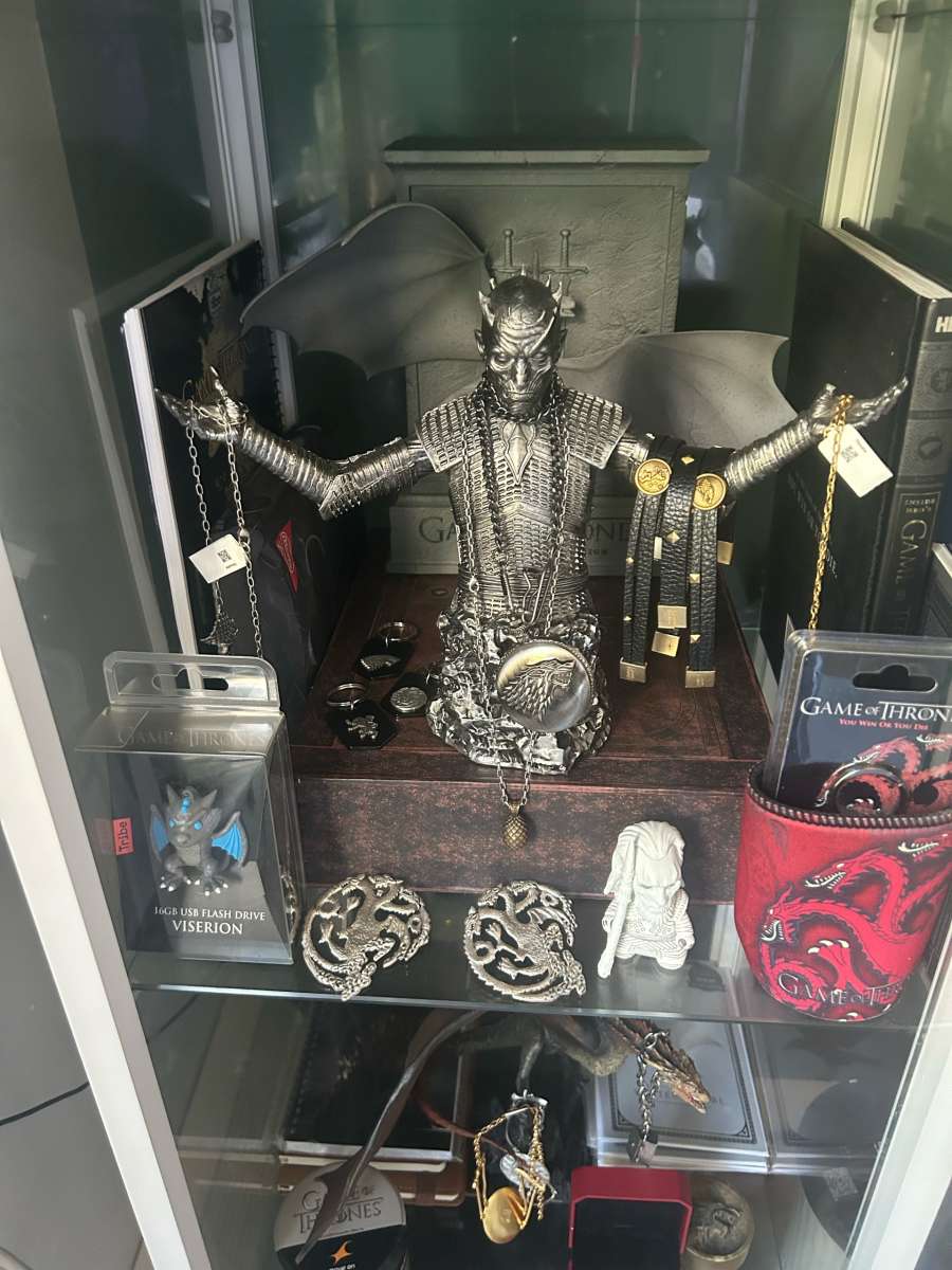 game of thrones memorabilia collection