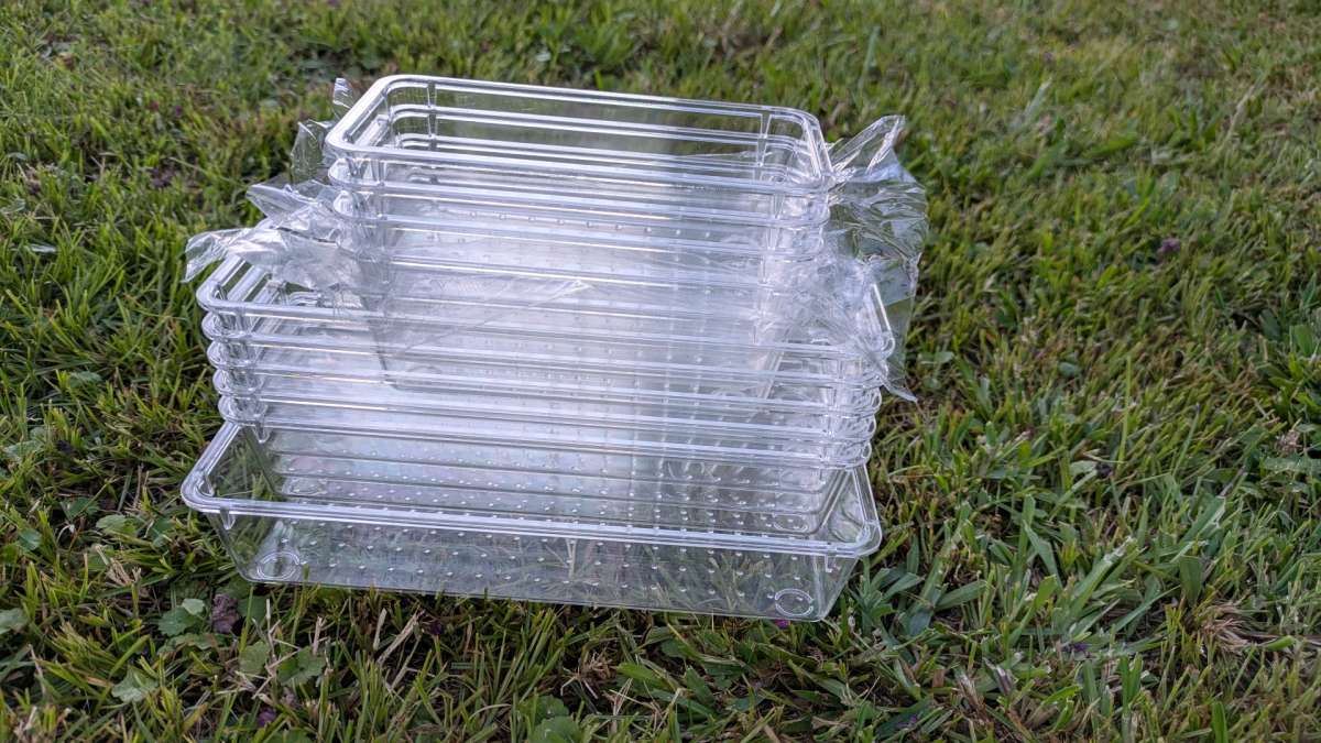 clear organizer trays
