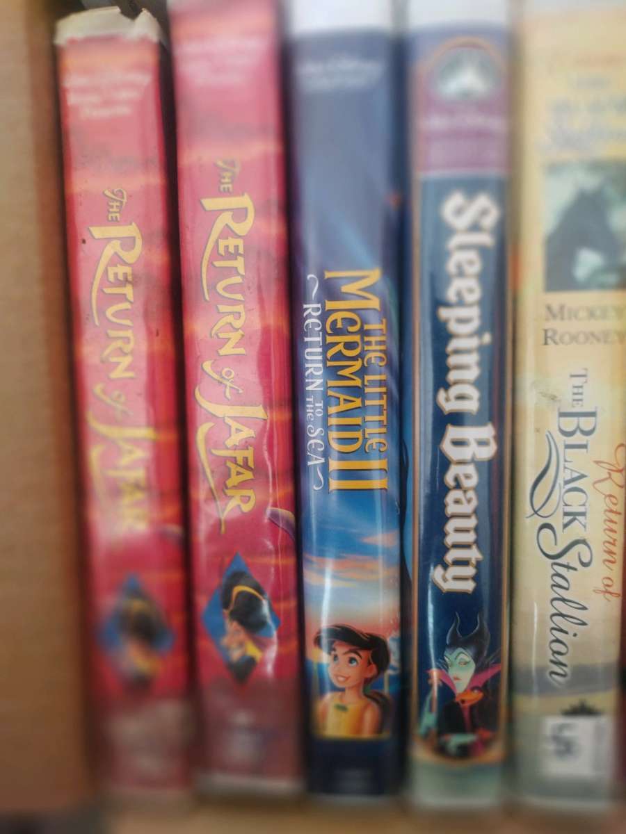 Disney Vintage VHS Tapes Bulk Media Lot of 13 Classic Kids M