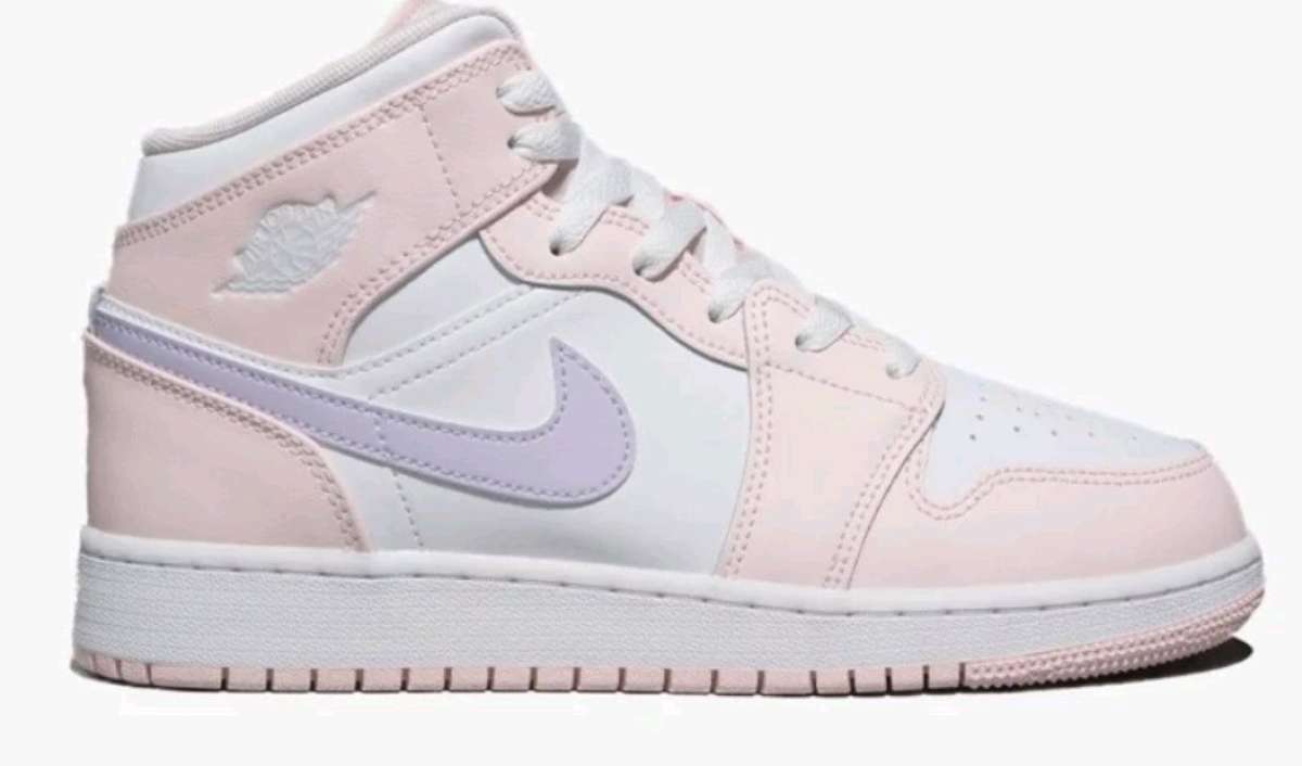 Violet Frost white pink Nike Air Jordans Big Youth Size 3