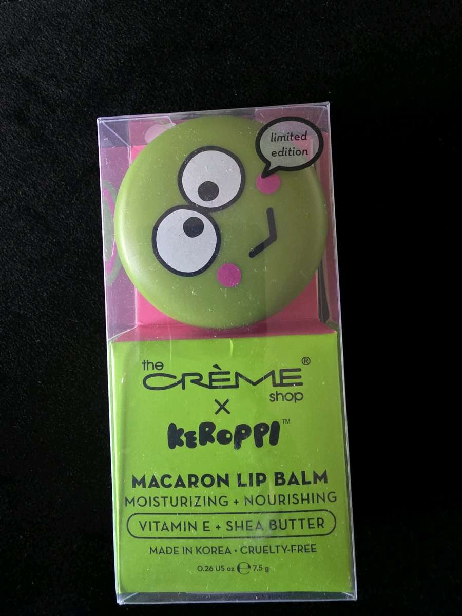 the Creme shop keroppi macaron lip balm
