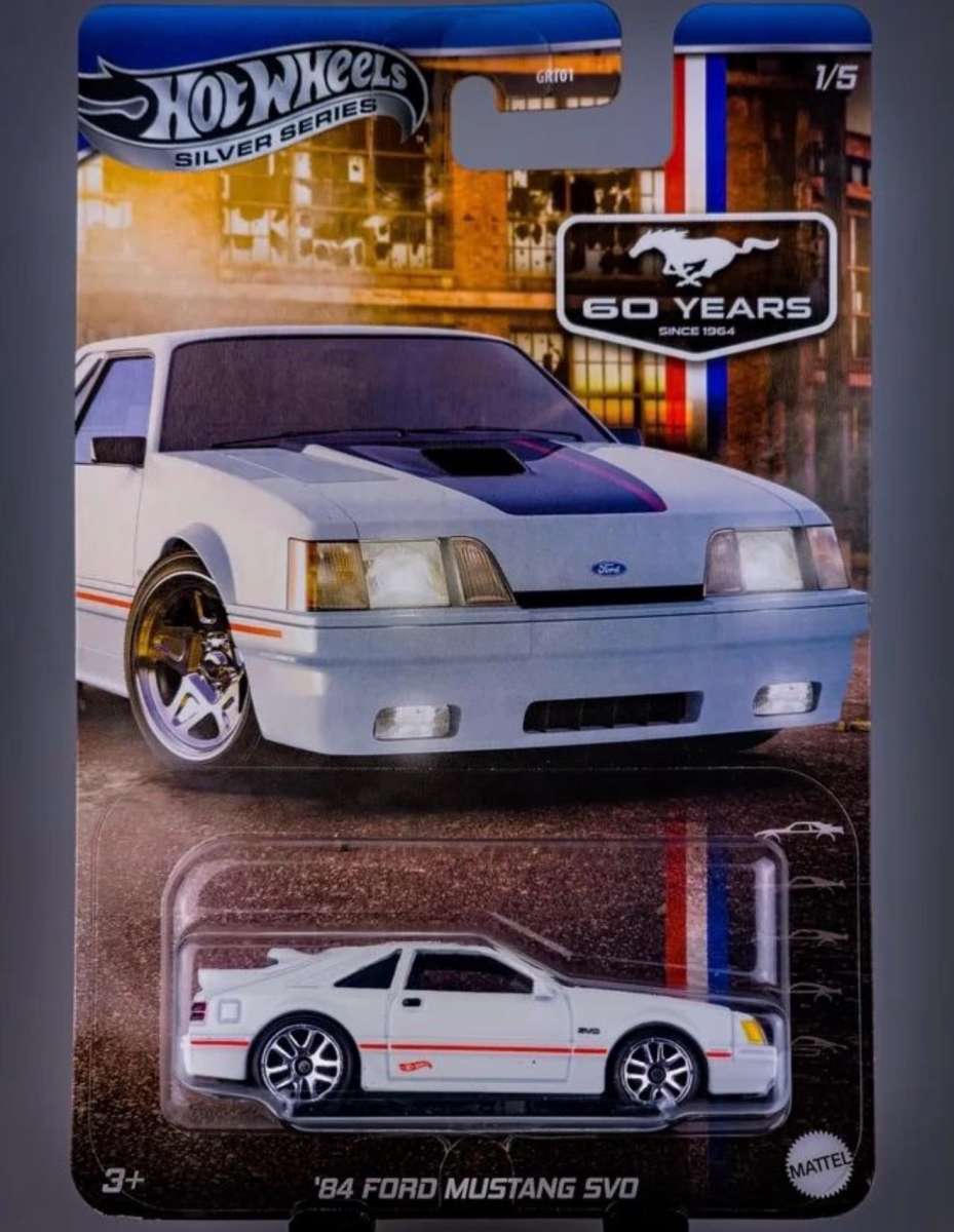 Mustang 60 Years Silver Series Hot Wheels