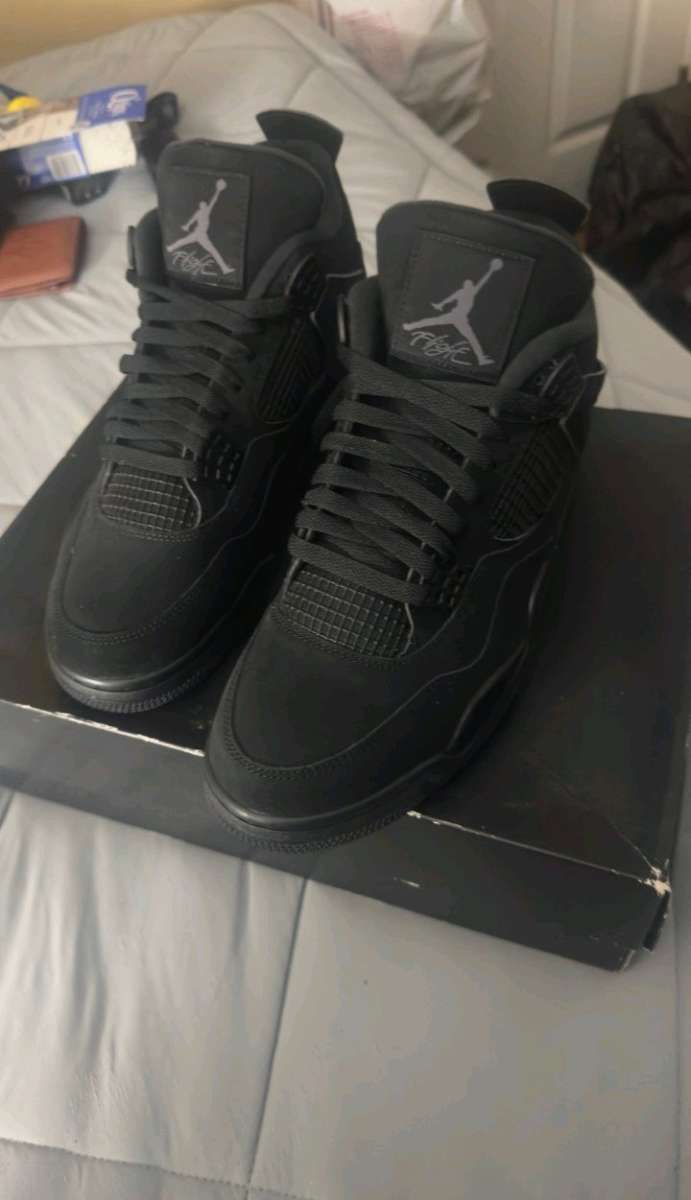 Jordan 4 retro black cats size 12 new