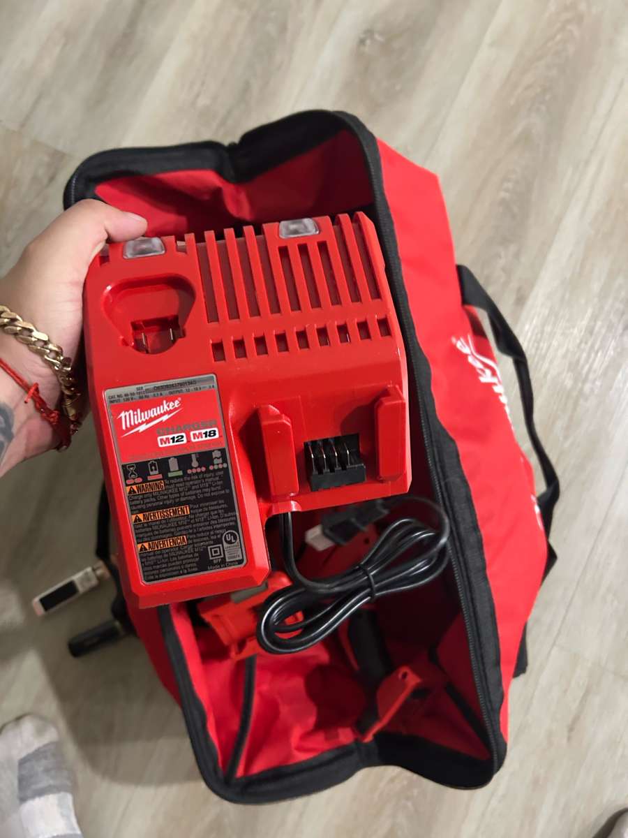 2 drills 1 sawzall battery and charger set