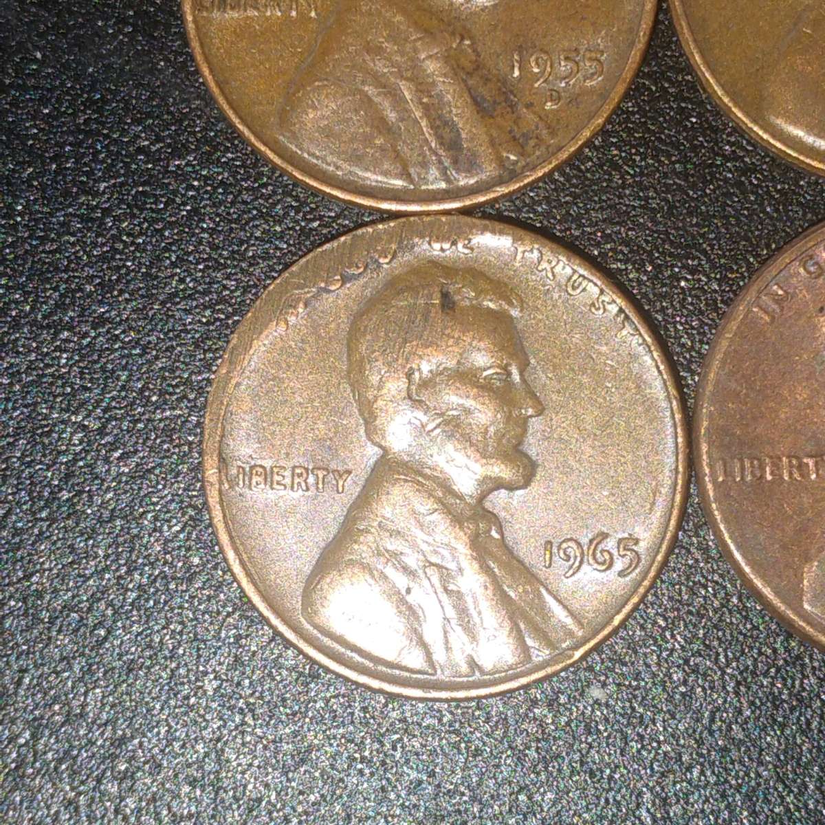 4 PENNY CENT 1955 65 75 1985