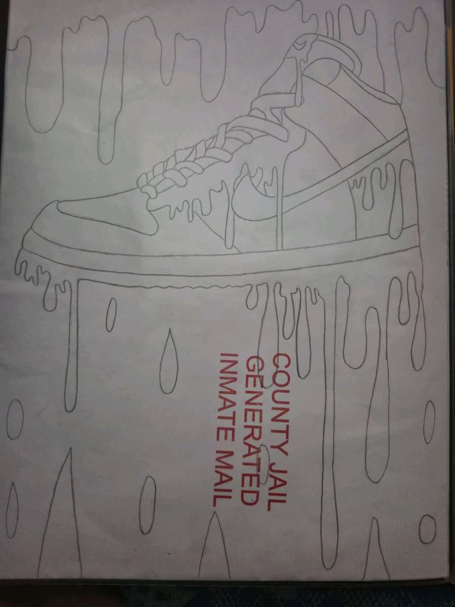 prison art 2025 Nike dripping
