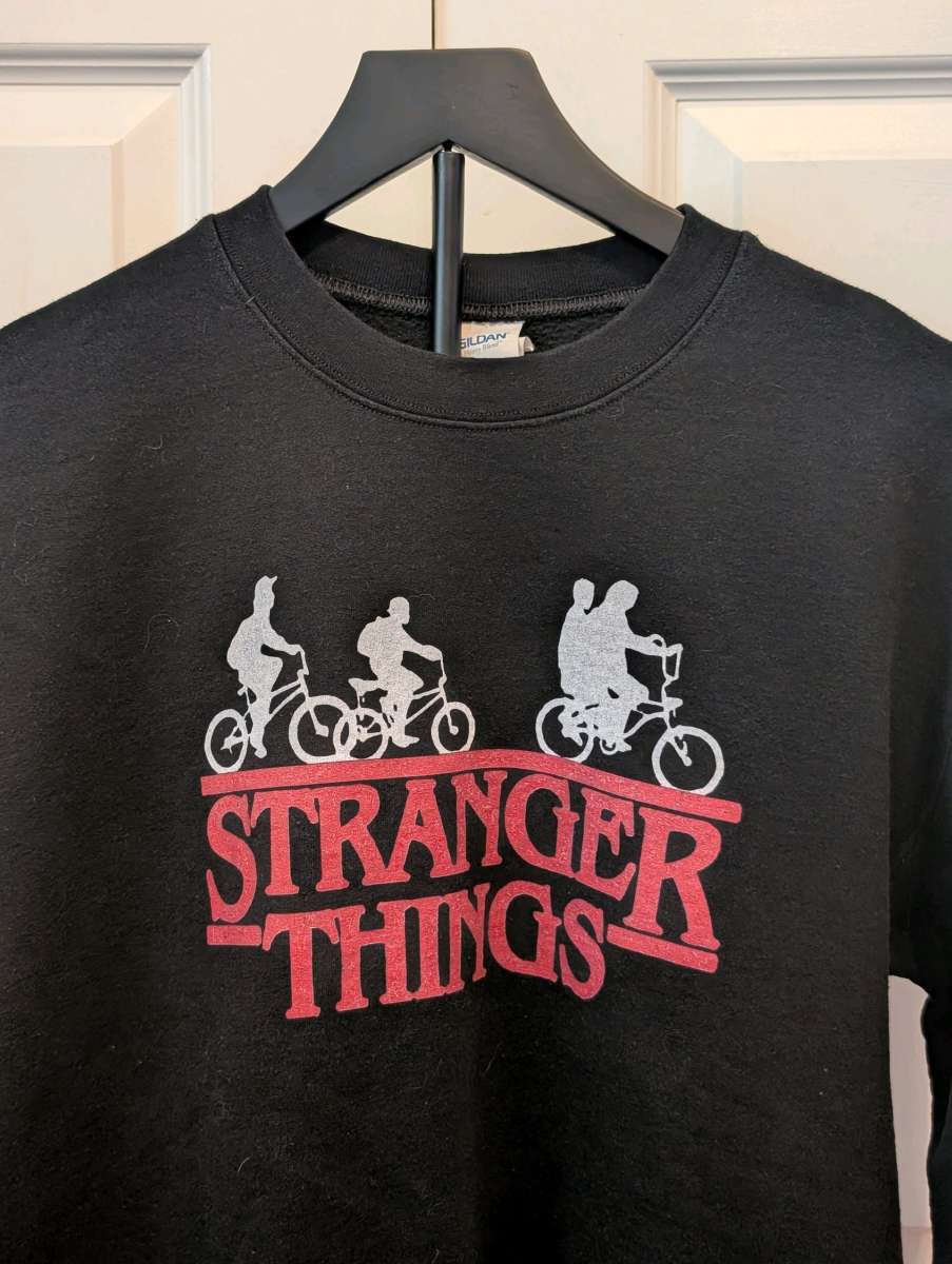 stranger things crew neck