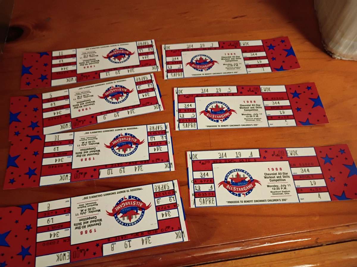 1988 Chevrolet All Star Tickets