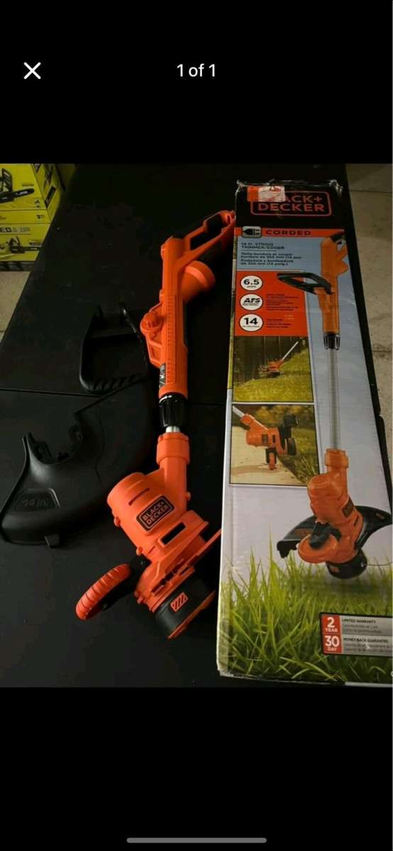 black and decker corded edge trimmer